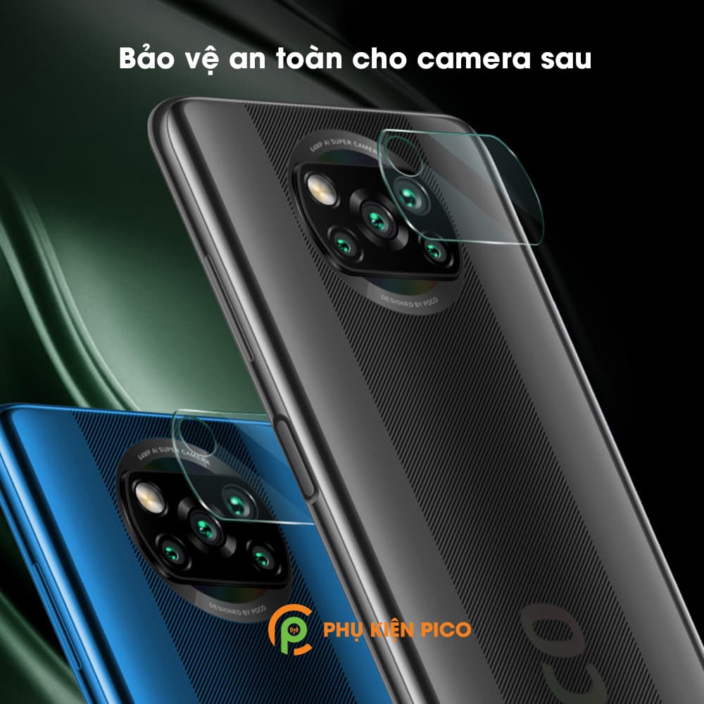 Cường lực camera Xiaomi Poco X3 NFC độ cứng 7H chống vỡ chống trầy xước – Cường lực camera Poco X3 NFC - 4
