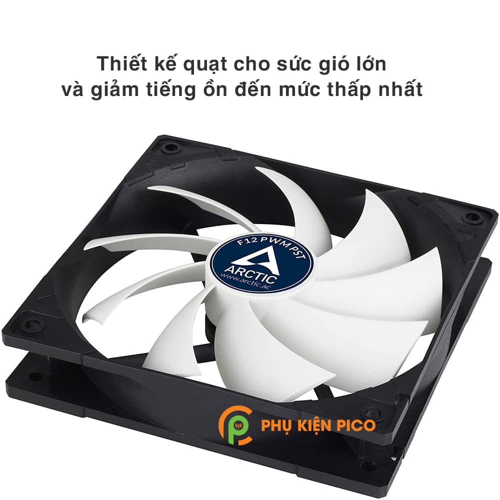 Quạt tản nhiệt case máy tính Arctic F12 PWM PST - Quạt Fan Case 12cm - 6
