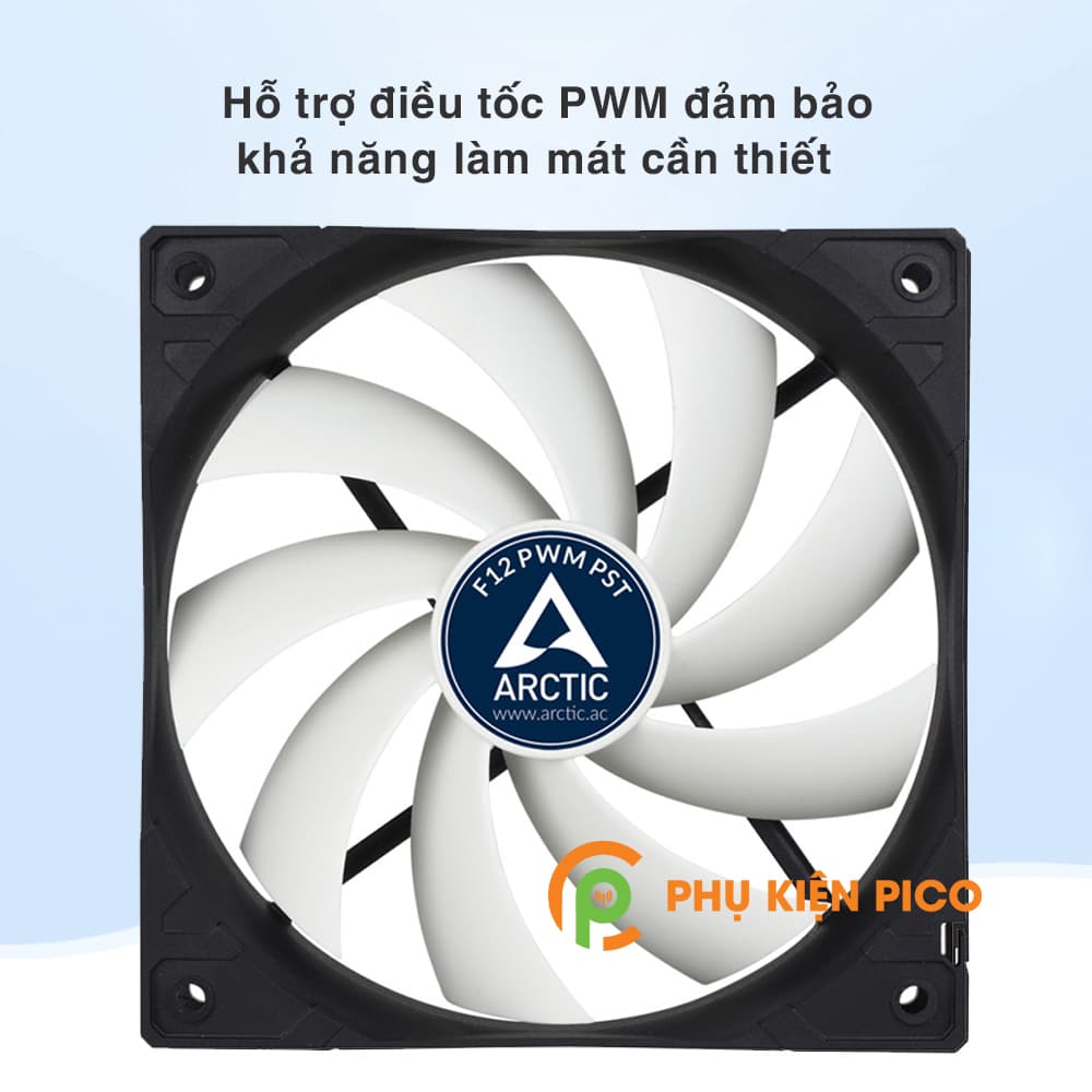 Quạt tản nhiệt case máy tính Arctic F12 PWM PST - Quạt Fan Case 12cm - 3