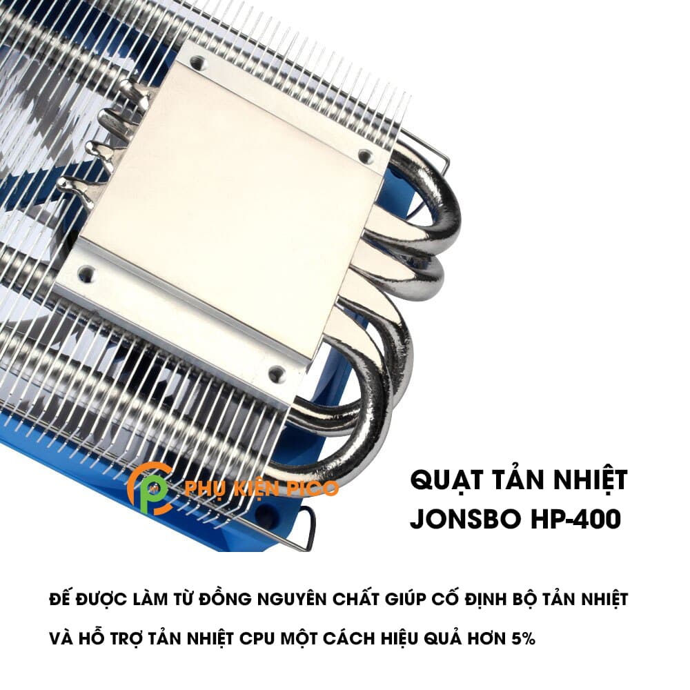 Tản nhiệt CPU topdown Jonsbo HP400 - Quạt tản nhiệt CPU ITX Jonsbo HP400 chính hãng - 2