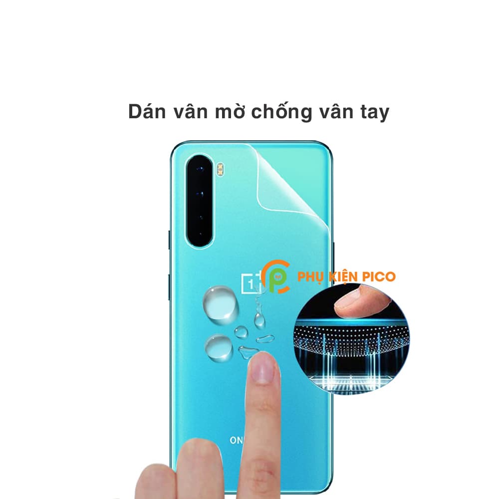 Dán lưng Oneplus Nord PPF cao cấp dẻo vân mờ – Dán dẻo mặt lưng Oneplus - 3