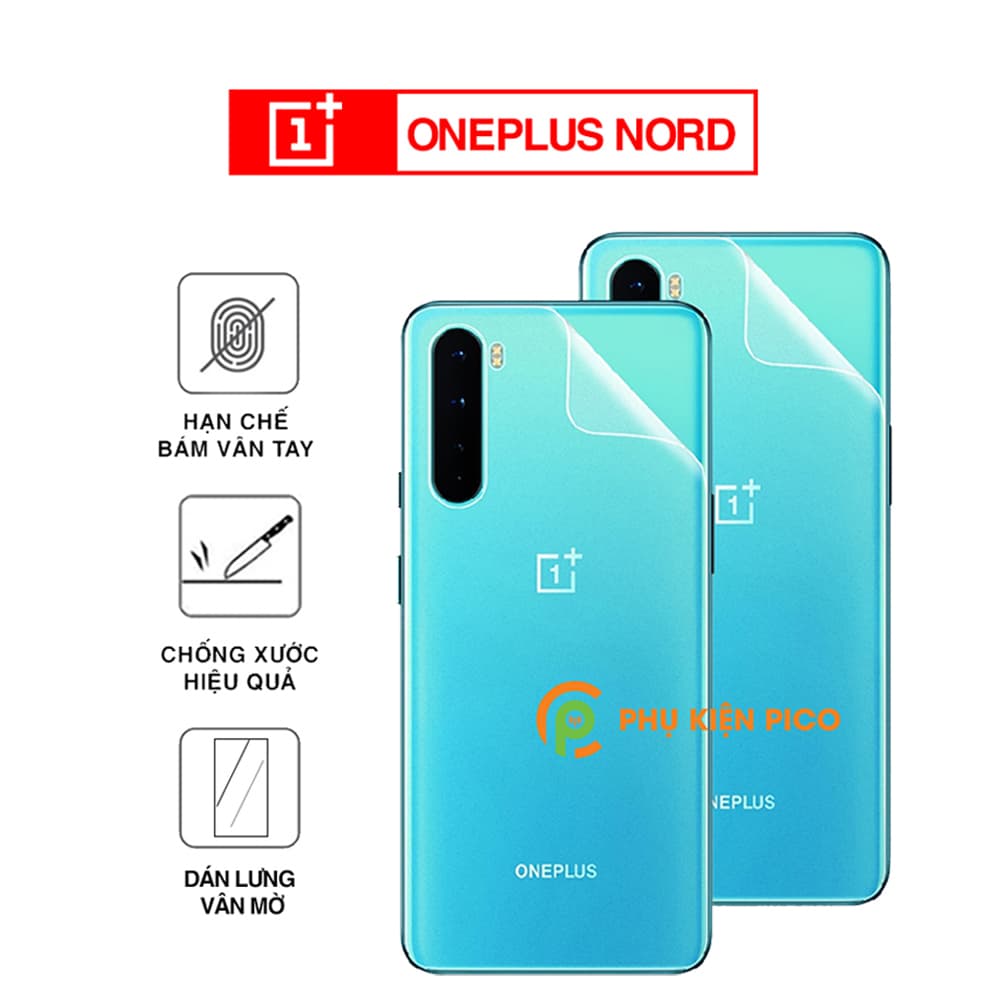 Dán lưng Oneplus Nord PPF cao cấp dẻo vân mờ – Dán dẻo mặt lưng Oneplus