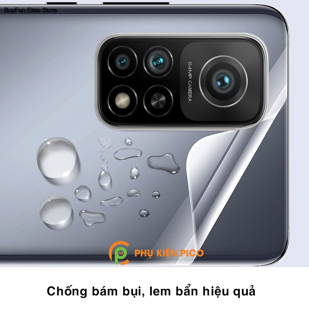Dán lưng Mi 10T Pro PPF dẻo trong suốt chống trầy xước - Dán PPF Xiaomi Mi 10T Pro - 3