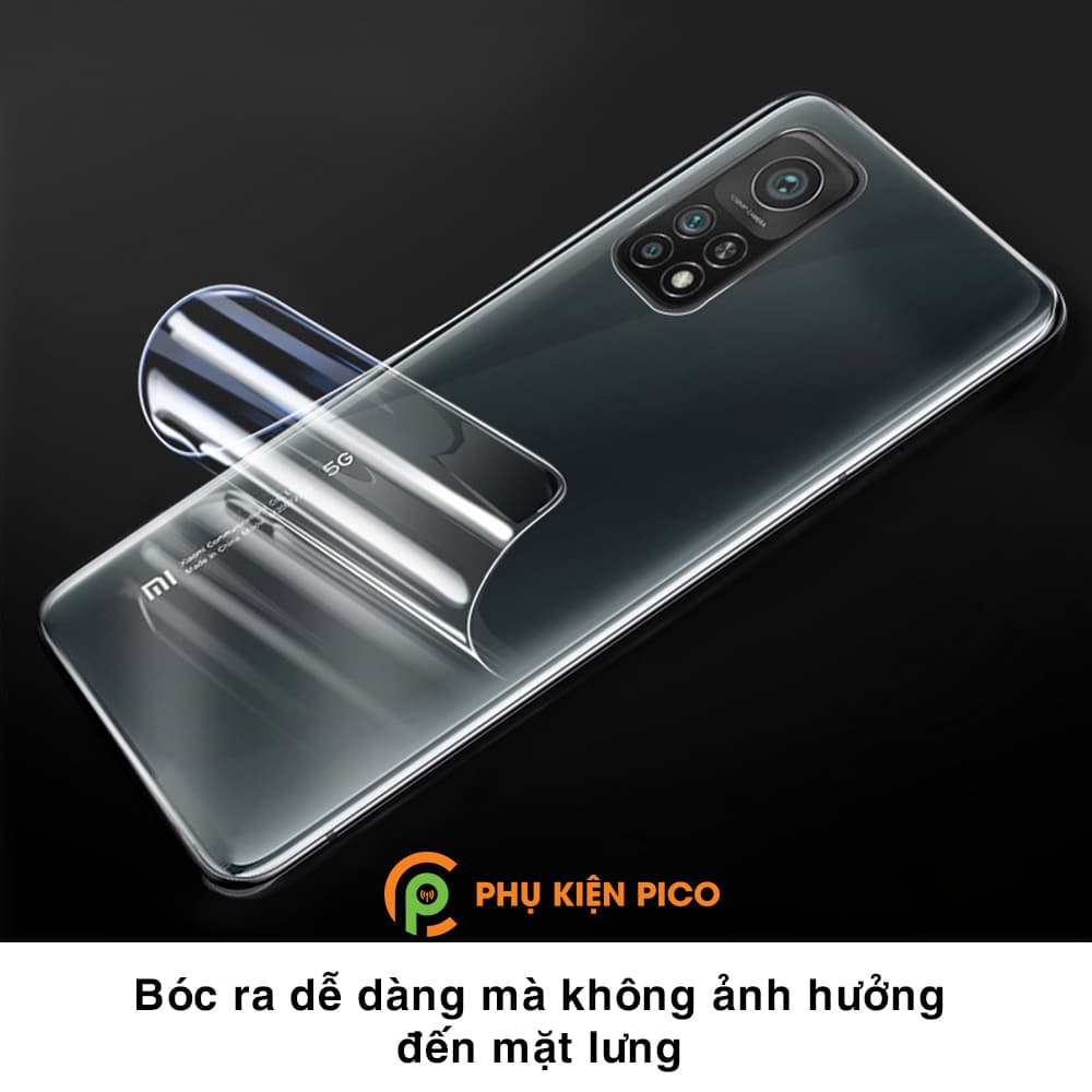 Dán lưng Mi 10T Pro PPF dẻo trong suốt chống trầy xước - Dán PPF Xiaomi Mi 10T Pro - 4