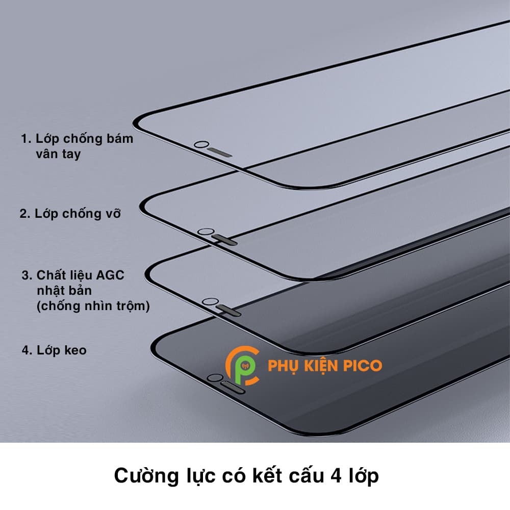 Cường lực Iphone 12 Pro Max chống nhìn trộm chính hãng Nillkin – Dán màn hình Iphone 12 Pro Max - 6