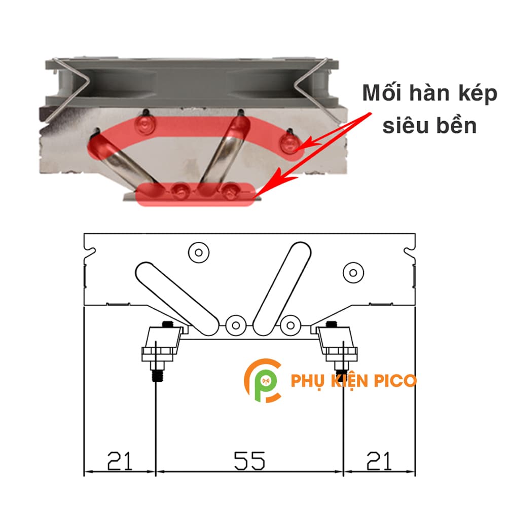 Quạt tản nhiệt CPU chính hãng ThermalRight AXP 90 - Quạt CPU ThermalRight - 7