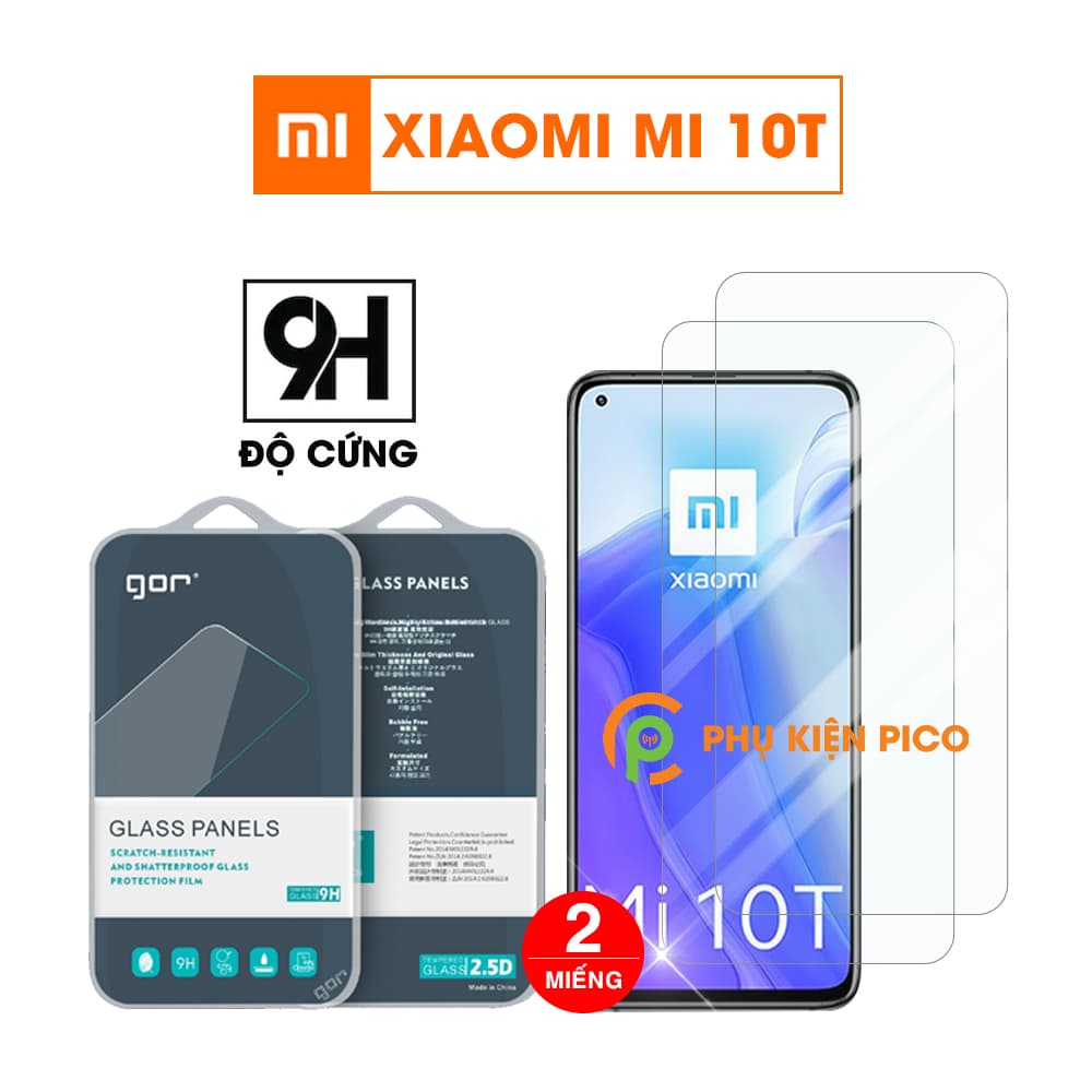 Cường lực Xiaomi Mi 10T chính hãng Gor bộ 2 chiếc độ cứng 9H – Kính cường lực Mi 10T