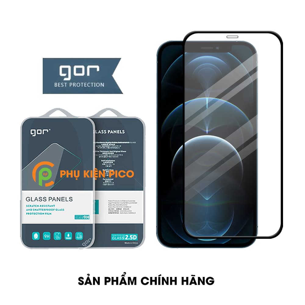 Cường lực Iphone 12 Pro Max vân mờ chống vân tay chính hãng Gor – Dán màn hình Iphone 12 Pro Max - 5
