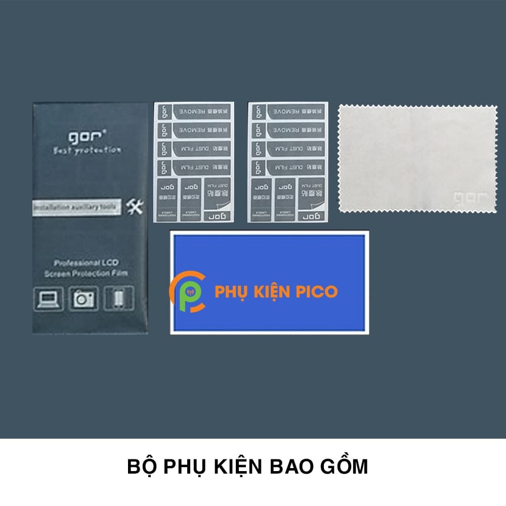 Cường lực Iphone 12 Pro Max vân mờ chống vân tay chính hãng Gor – Dán màn hình Iphone 12 Pro Max - 6