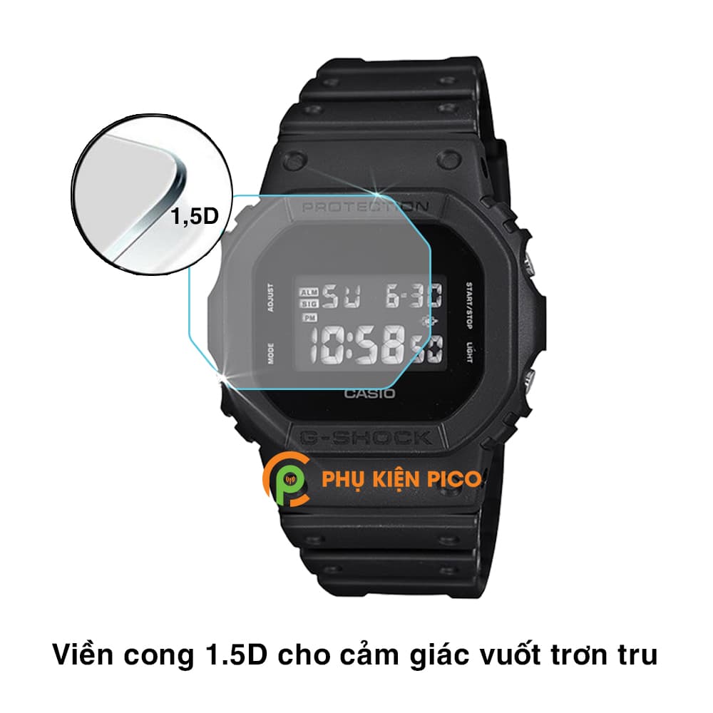 Cường lực đồng hồ Casio DW5600BB độ cứng 7H chống trầy xước – Dán màn hình Casio DW5600BB - 4