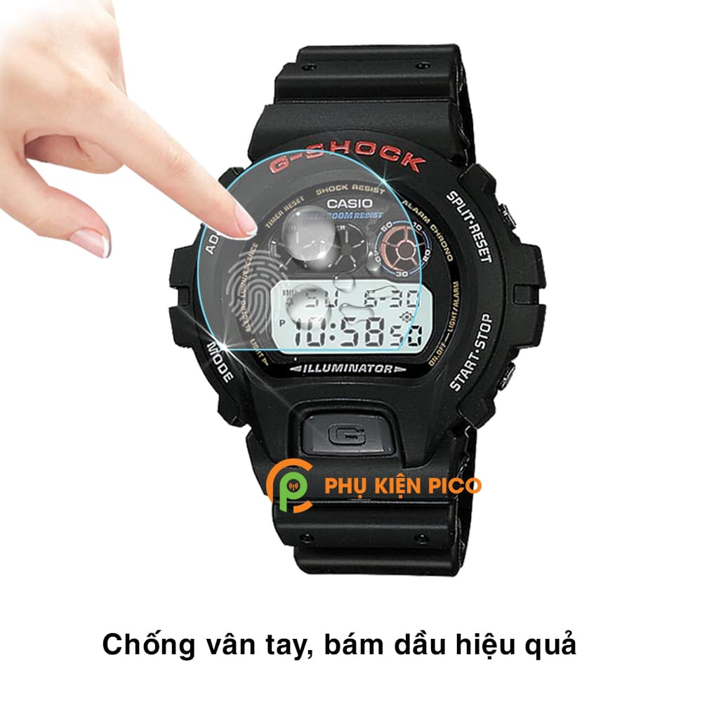 Cường lực đồng hồ Casio DW6900 độ cứng 7H chống trầy xước – Dán màn hình đồng hồ Casio - 3