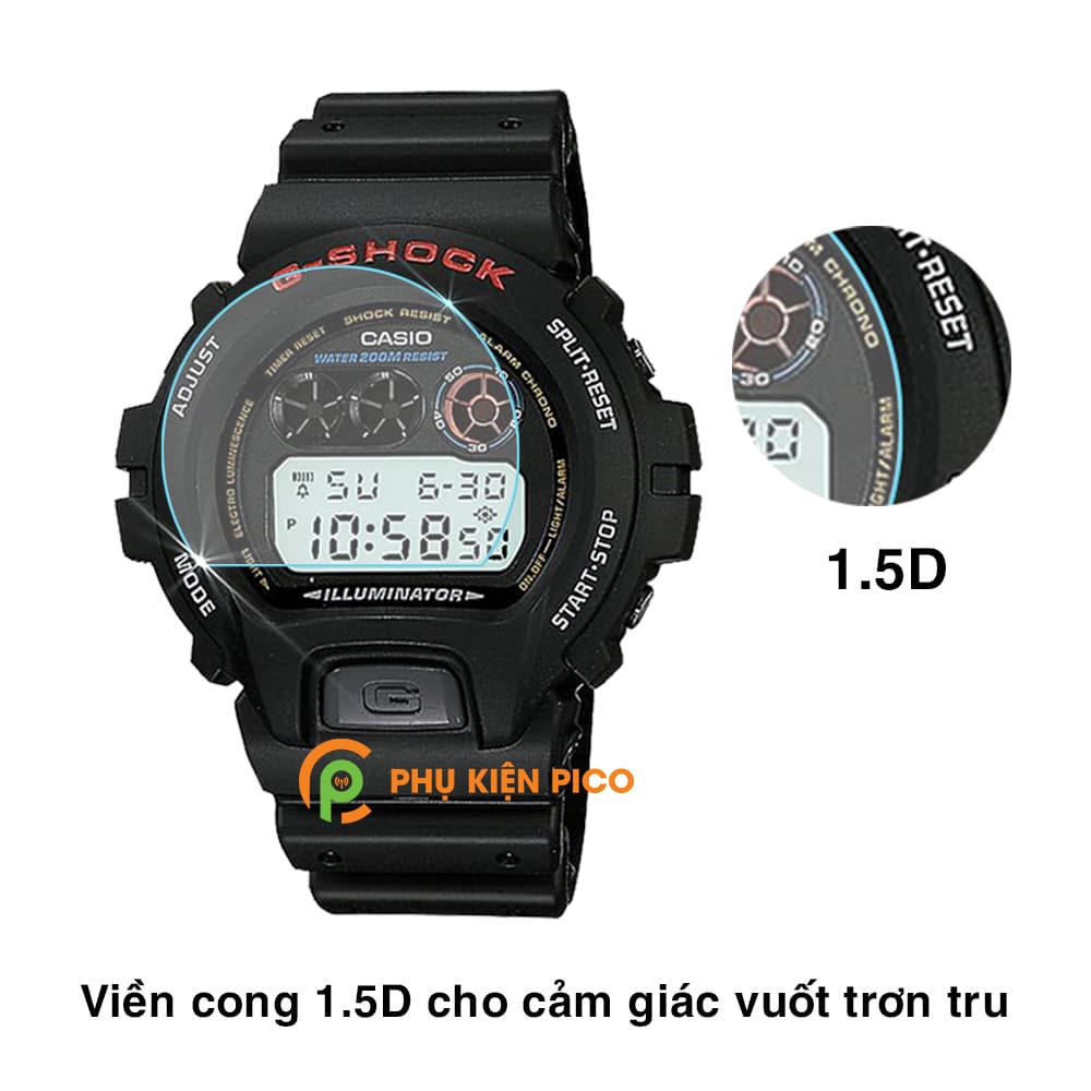 Cường lực đồng hồ Casio DW6900 độ cứng 7H chống trầy xước – Dán màn hình đồng hồ Casio - 4
