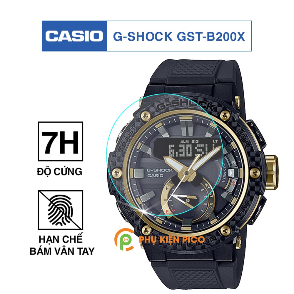 Cường lực đồng hồ Casio G-Shock GST-B200X độ cứng 7H chống trầy xước – Dán màn hình Casio G-Shock GST-B200X