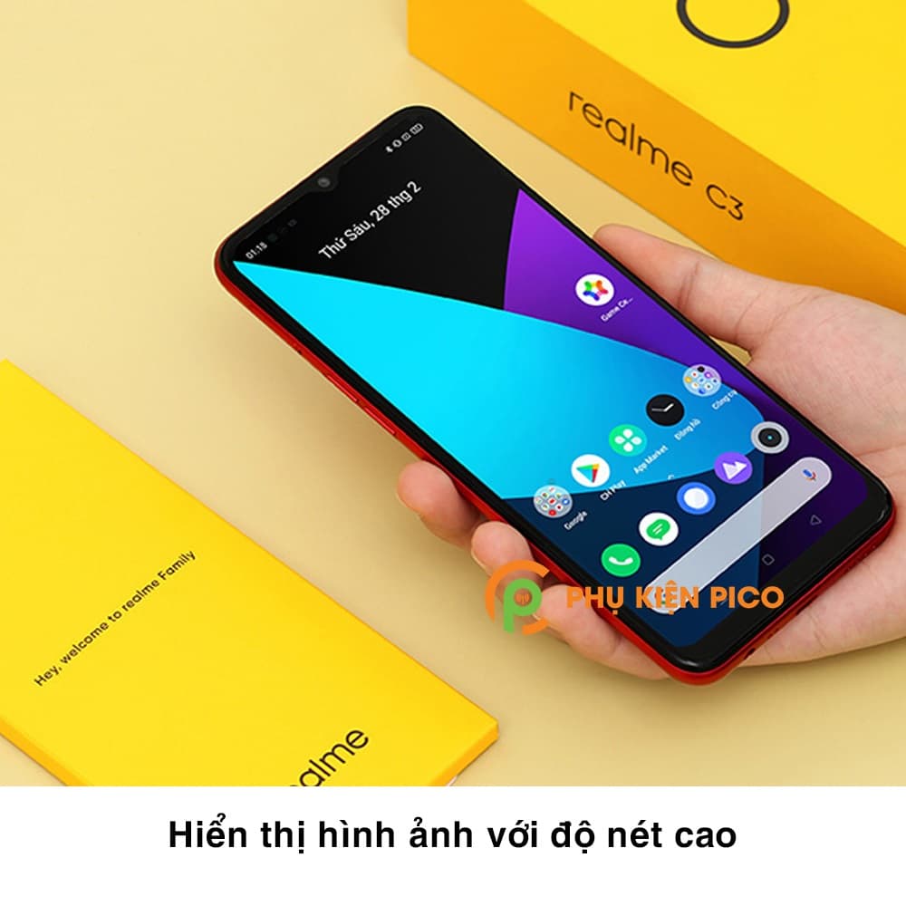 Kính cường lực Realme C3 chính hãng Nillkin Amazing H chống trầy xước – Dán màn hình Realme C3 - 5