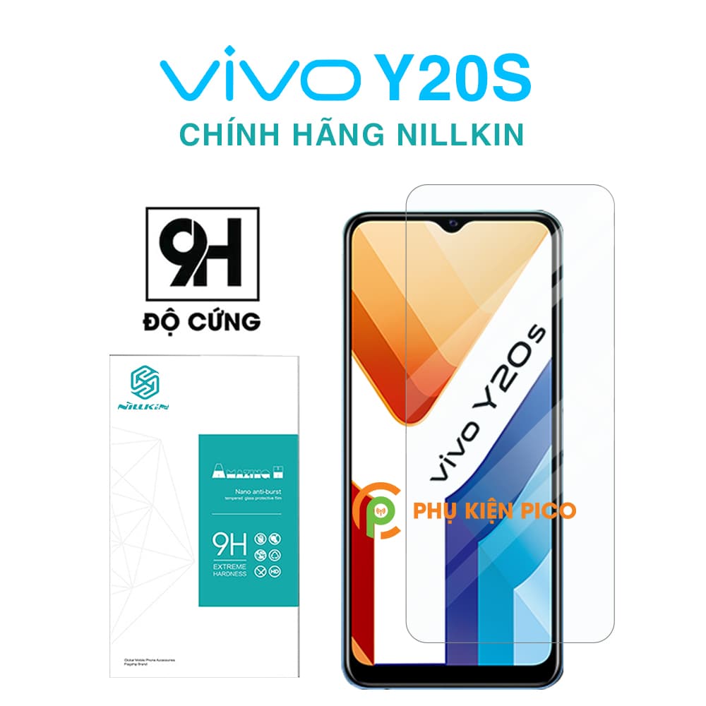 Kính cường lực Vivo Y20S chính hãng Nillkin Amazing H chống trầy xước – Dán màn hình Vivo Y20S