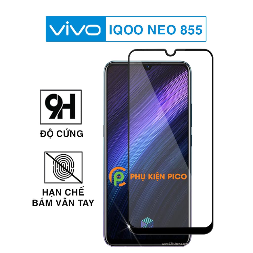 Cường lực Vivo iQOO Neo 855 viền siêu mỏng độ cứng 9H – Dán màn hình Vivo iQOO Neo 855