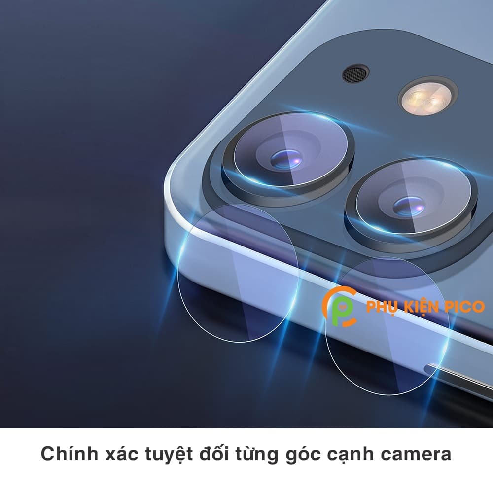 Cường lực camera Iphone 12 Mini độ cứng 7H chống trầy xước – Dán camera Iphone 12 Mini - 4