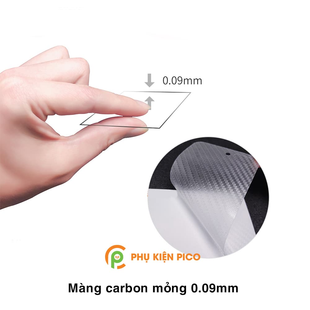 Dán lưng Rog Phone 3 vân Carbon 3D tản nhiệt tốt – Dán lưng vân Carbon Asus Rog Phone 3 - 6