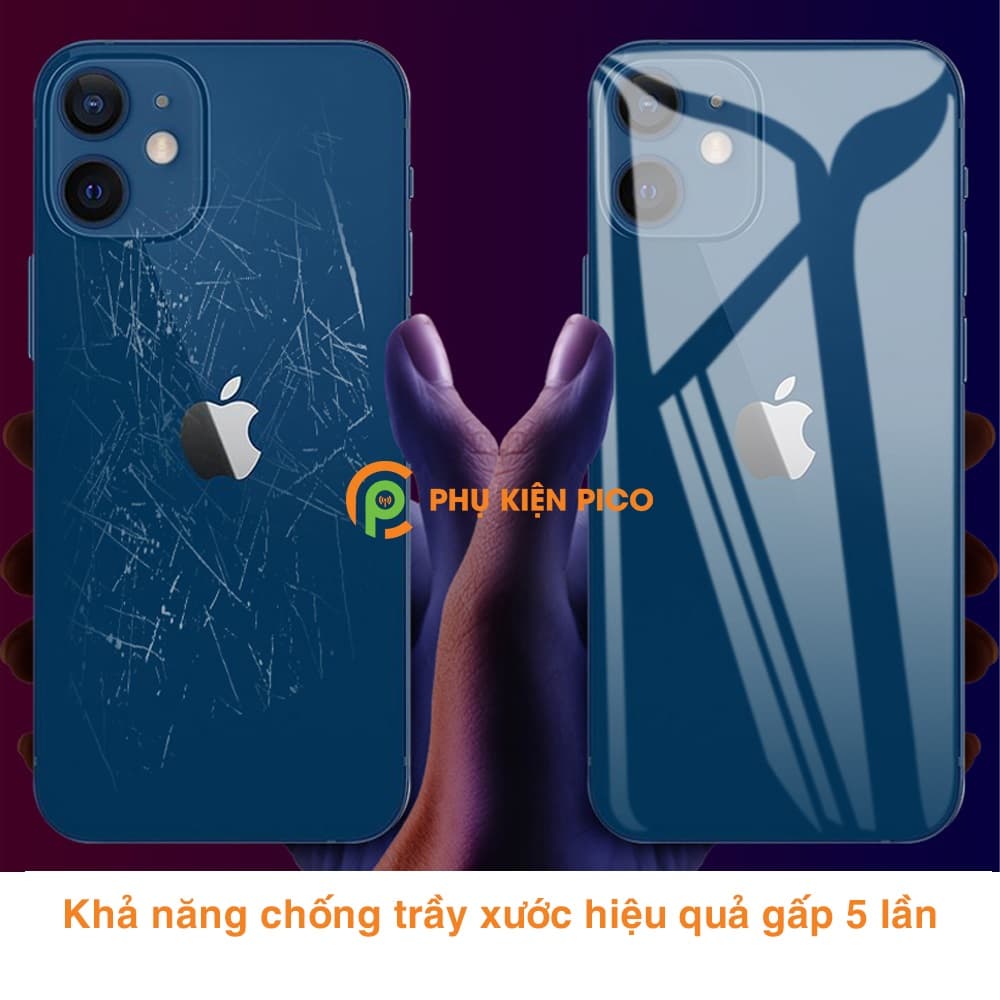 Dán lưng Iphone 12 Mini PPF cao cấp dẻo trong suốt full viền - Dán dẻo Iphone 12 Mini - 4