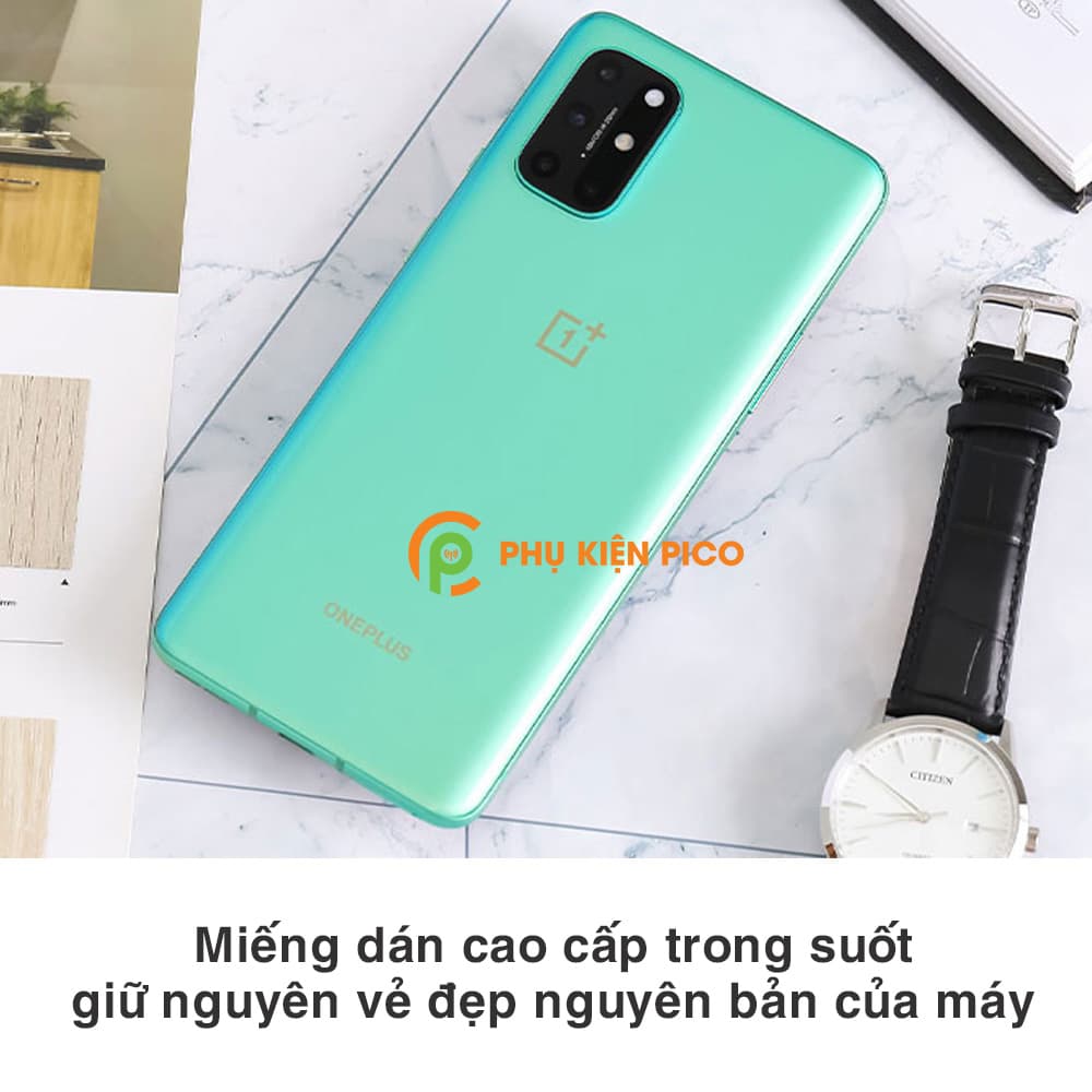 Dán màn hình Oneplus 8T và Dán lưng Oneplus 8T PPF dẻo trong suốt và Cường lực camera Oneplus 8T - Combo 3 - 4