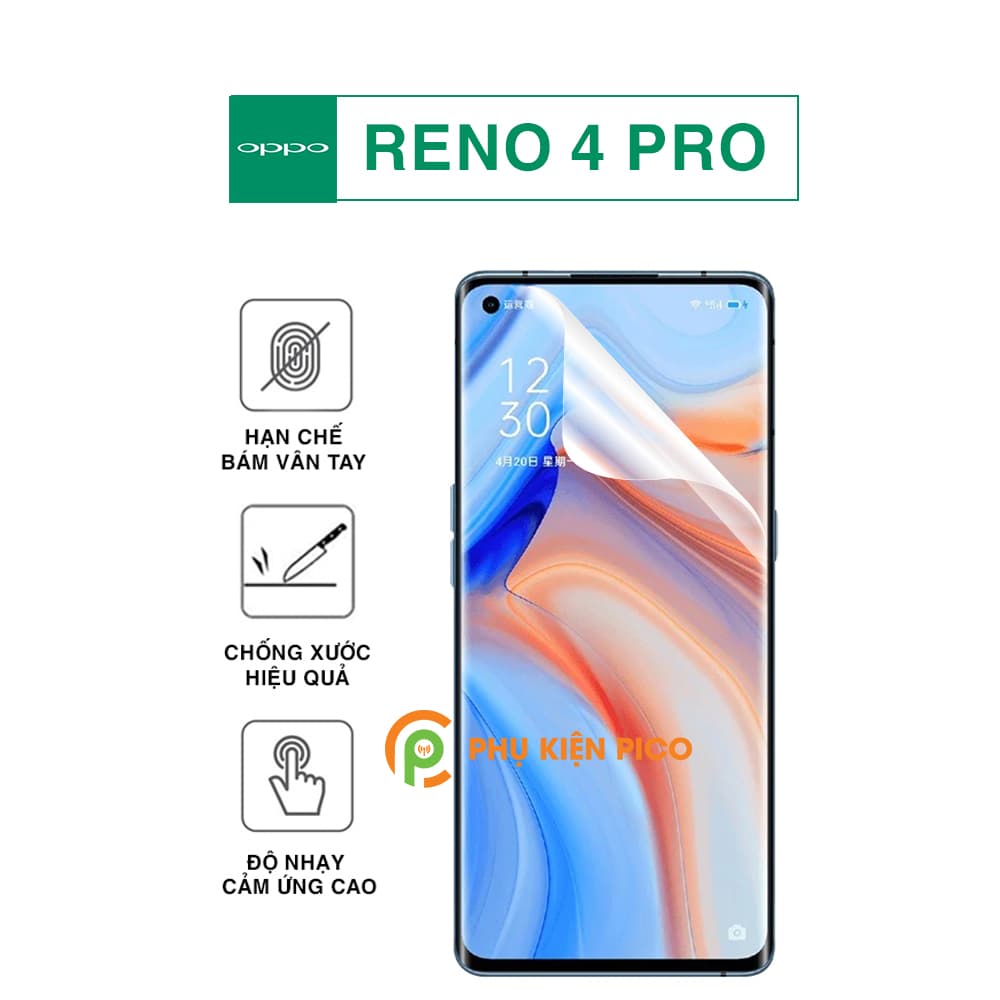 Dán màn hình Reno 4 Pro PPF cao cấp dẻo trong suốt - Dán dẻo Oppo Reno 4 Pro