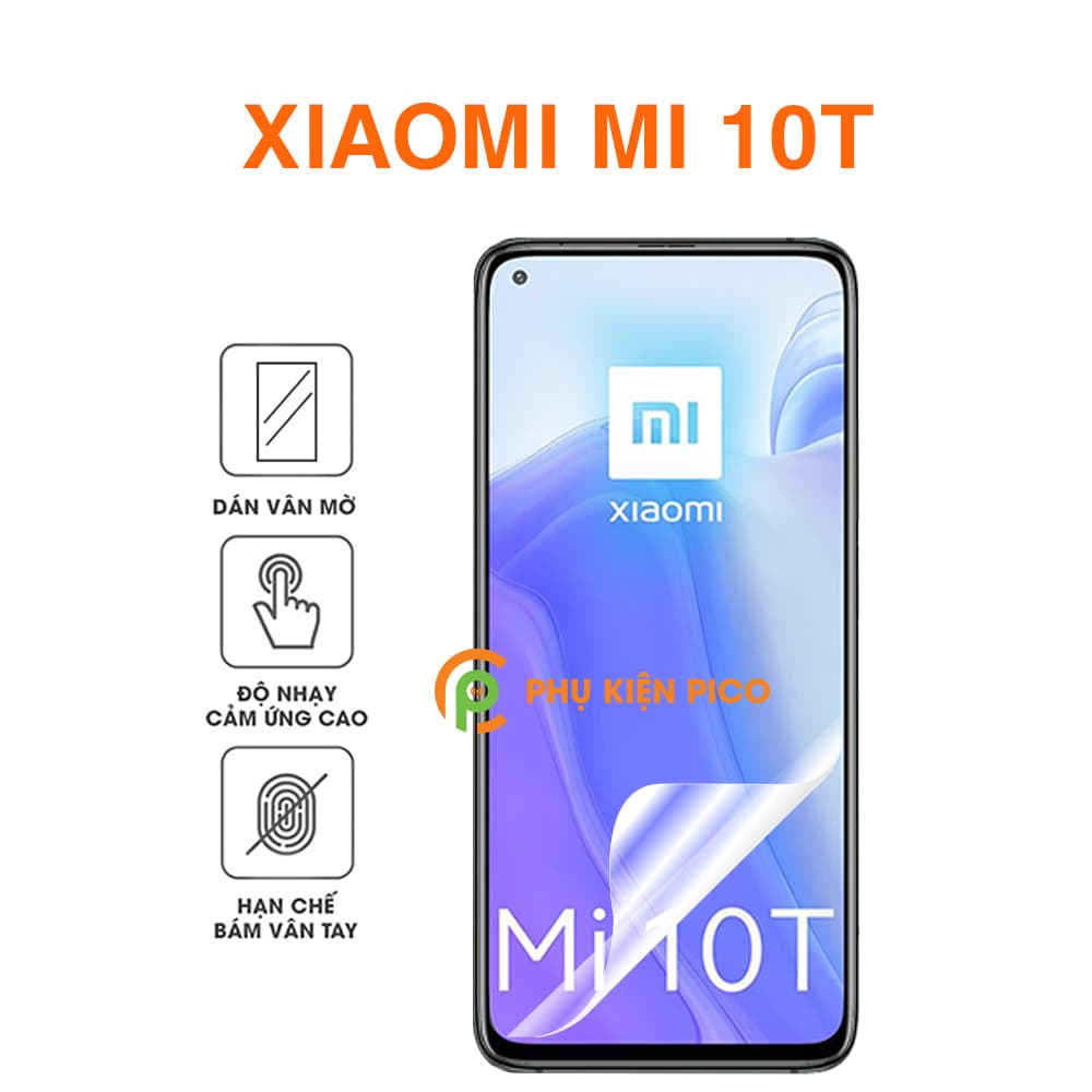 Dán màn hình Mi 10T PPF vân mờ chống vân tay cao cấp – Dán dẻo Xiaomi Mi 10T