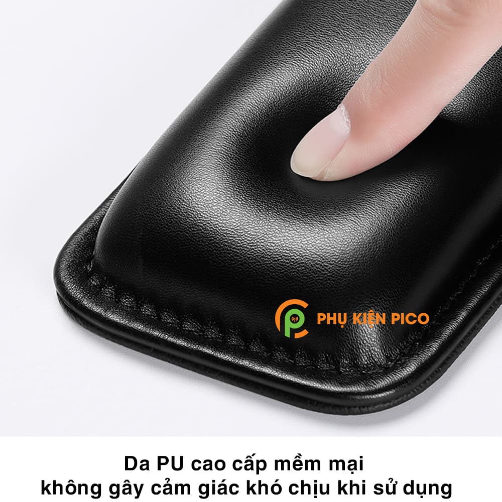Kê tay chuột bọc da PU cao cấp chống đau mỏi cổ tay – Đệm kê tay cho chuột - 2