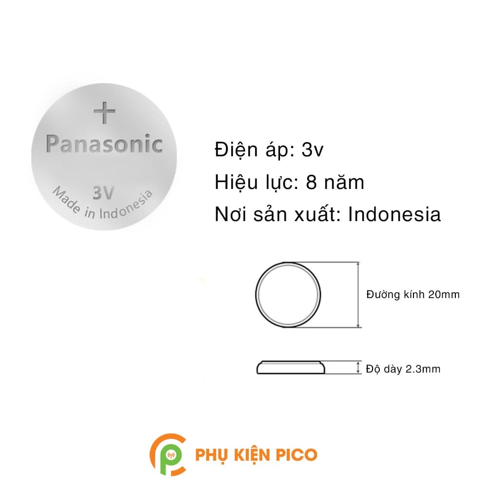 Pin chìa khóa ô tô Citroen chính hãng sản xuất Indonesia - Pin chìa khóa Citroen - 2