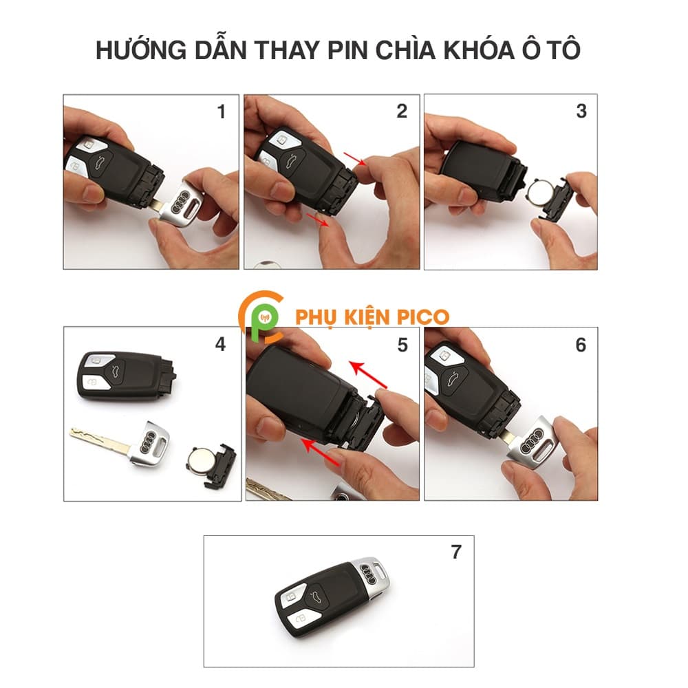 Pin chìa khóa ô tô Citroen chính hãng sản xuất Indonesia - Pin chìa khóa Citroen - 8