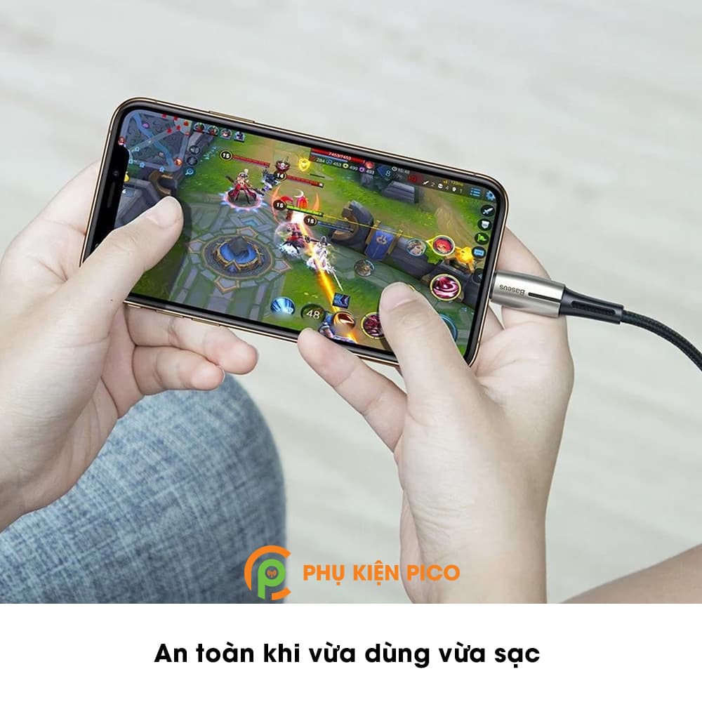 Cáp chuyển đổi Type C to Lightning cho Iphone X / Iphone 11 / Iphone 11 Pro / Iphone 11 Pro Max sạc nhanh 18W, dài 1.3m – Cáp sạc nhanh - 5