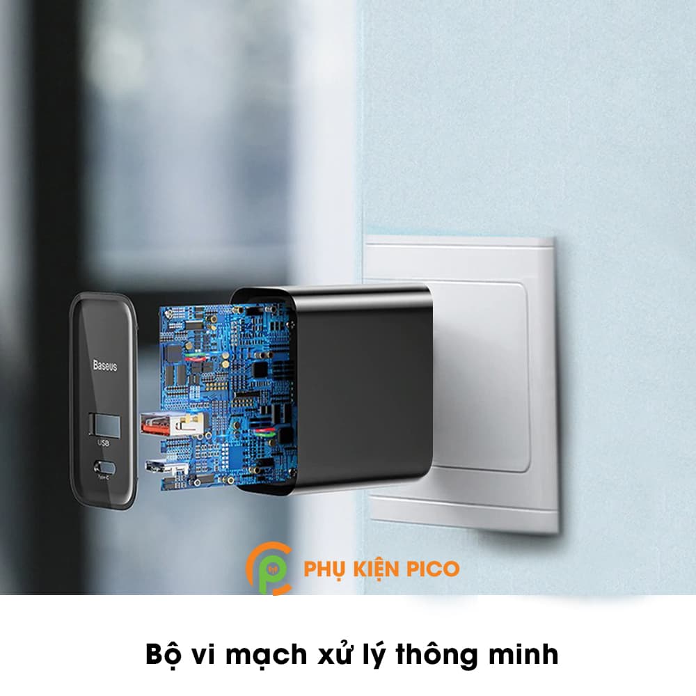 Củ sạc nhanh Iphone 12 Pro 2 cổng Type C và USB Speed Dual Quick Charger 30W – Củ sạc Iphone 12 Pro - 6