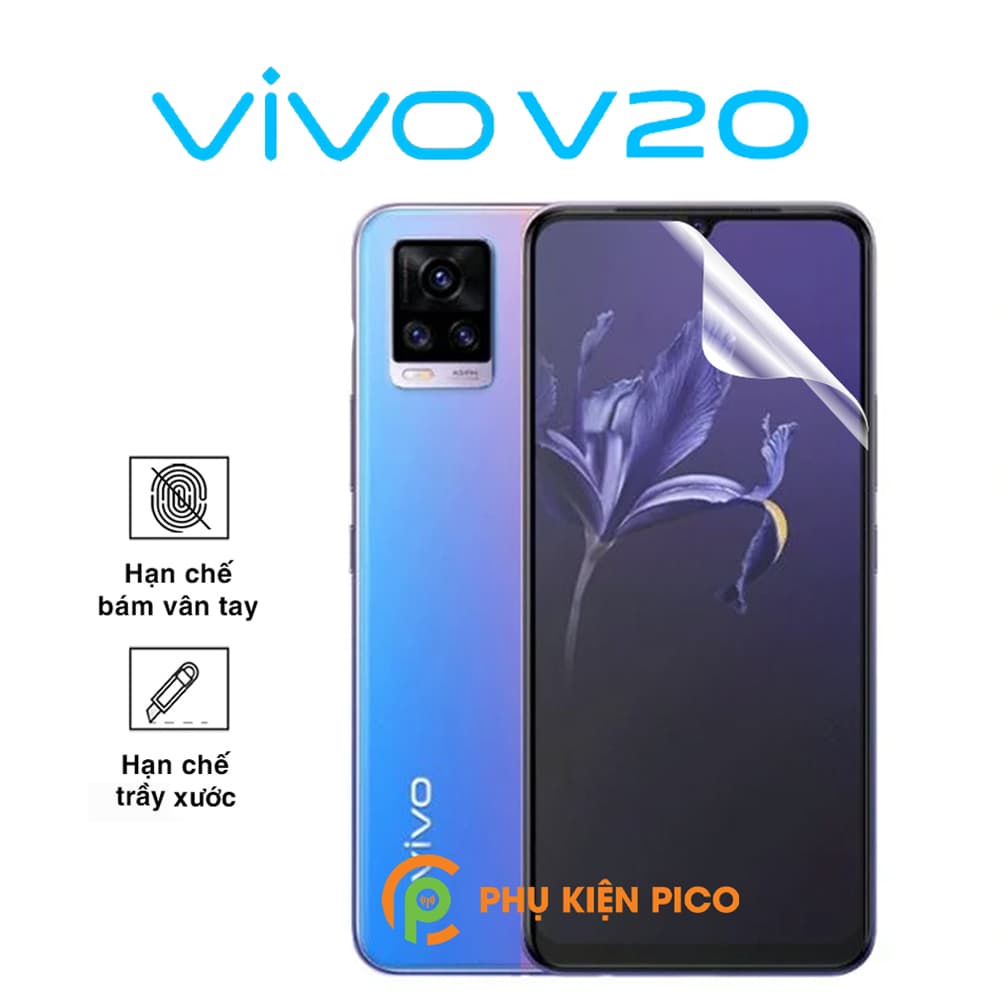 Dán màn hình Vivo V20 PPF cao cấp dẻo trong suốt - Dán dẻo Vivo V20