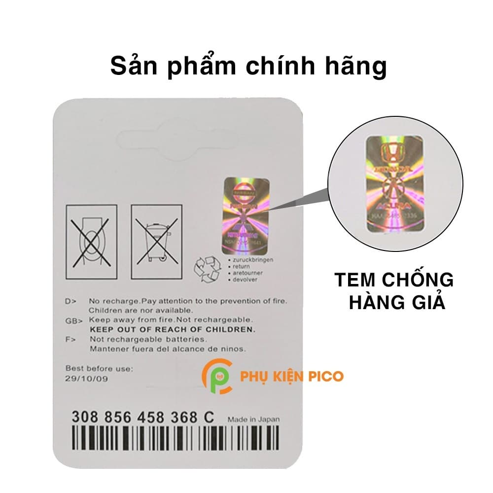 Pin chìa khóa ô tô Mitsubishi chính hãng Mitsubishi sản xuất tại Indonesia 3V - 5