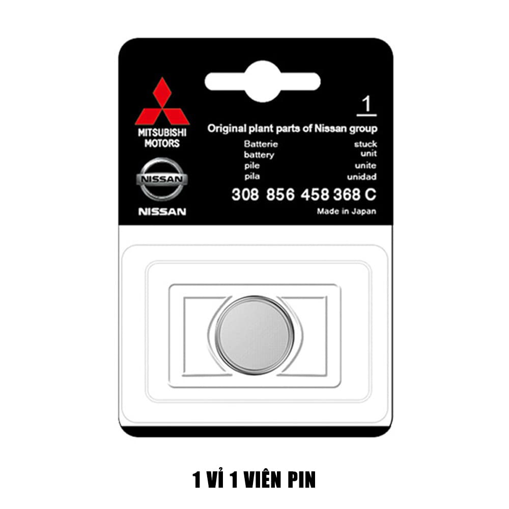 Pin chìa khóa ô tô Mitsubishi chính hãng Mitsubishi sản xuất tại Indonesia 3V - 4