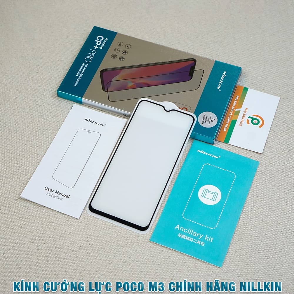 Cường lực Xiaomi Poco M3 chính hãng Nillkin Amazing CP+ Pro – Dán màn hình Xiaomi Poco M3 - 2