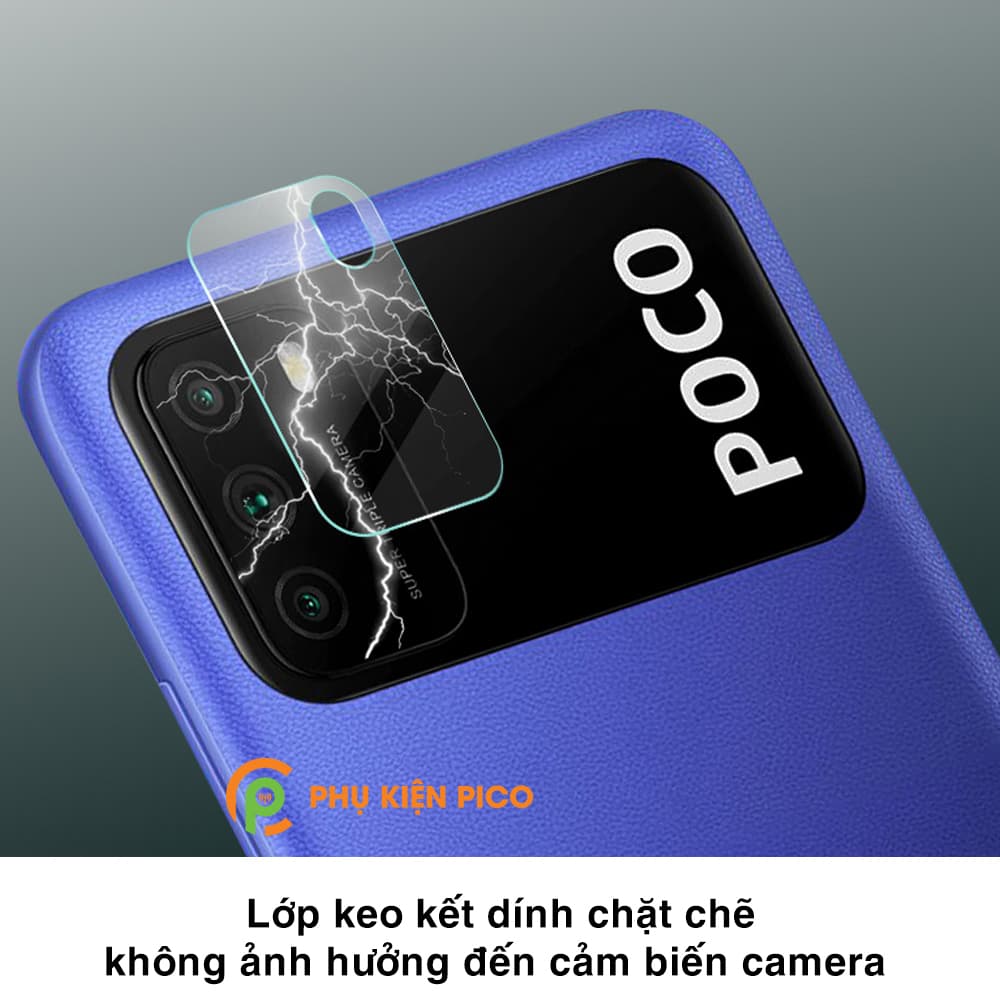 Cường lực camera Poco M3 độ cứng 7H chống trầy xước – Dán camera Xiaomi Poco M3 - 3