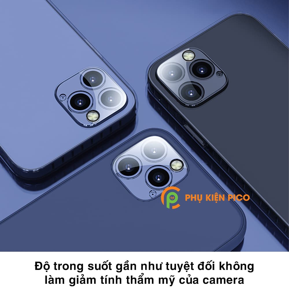 Cường lực camera Iphone 12 Pro bảo vệ full cụm camera độ cứng 9H - 7