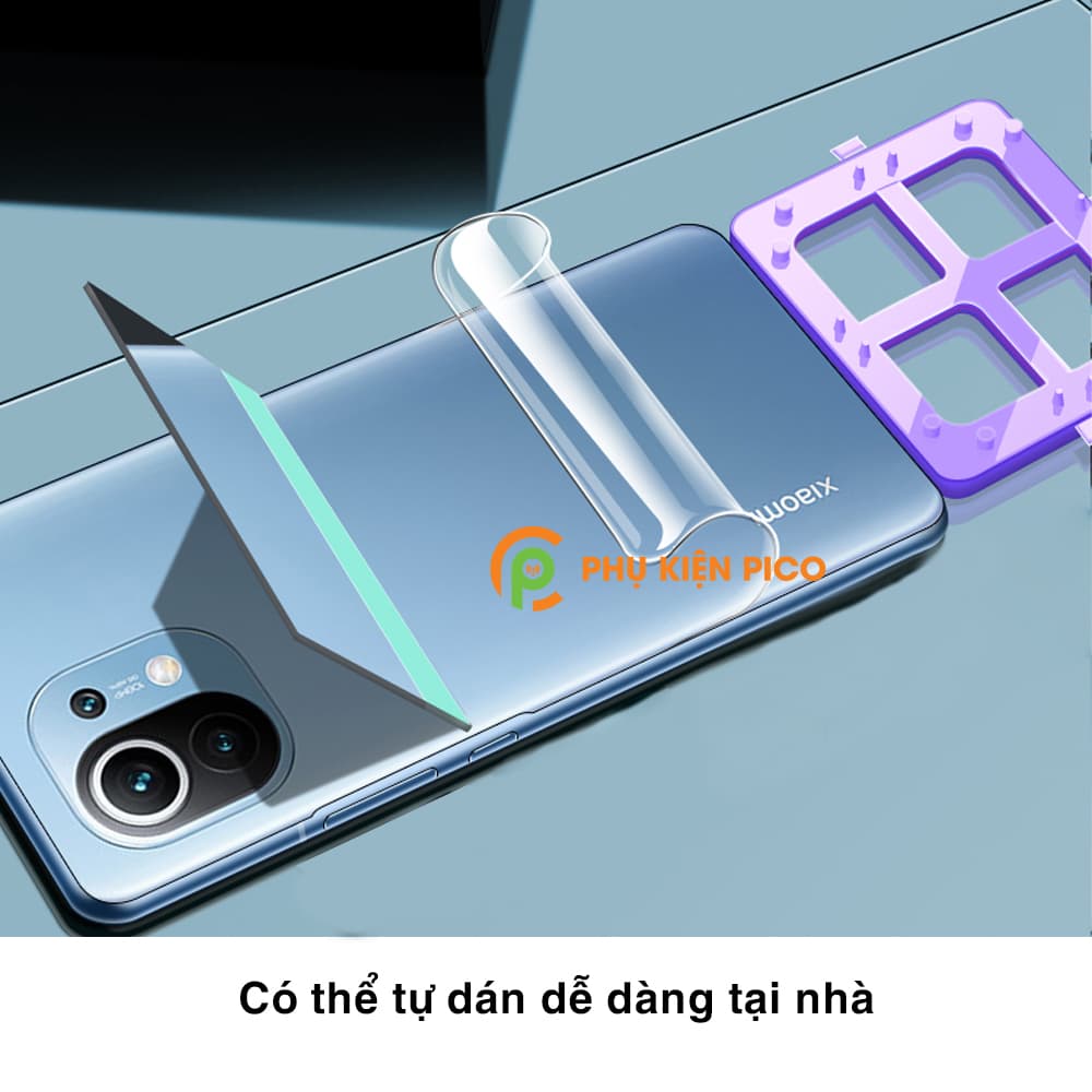 Dán lưng Xiaomi Mi 11 Pro PPF dẻo trong suốt chống trầy xước - 5