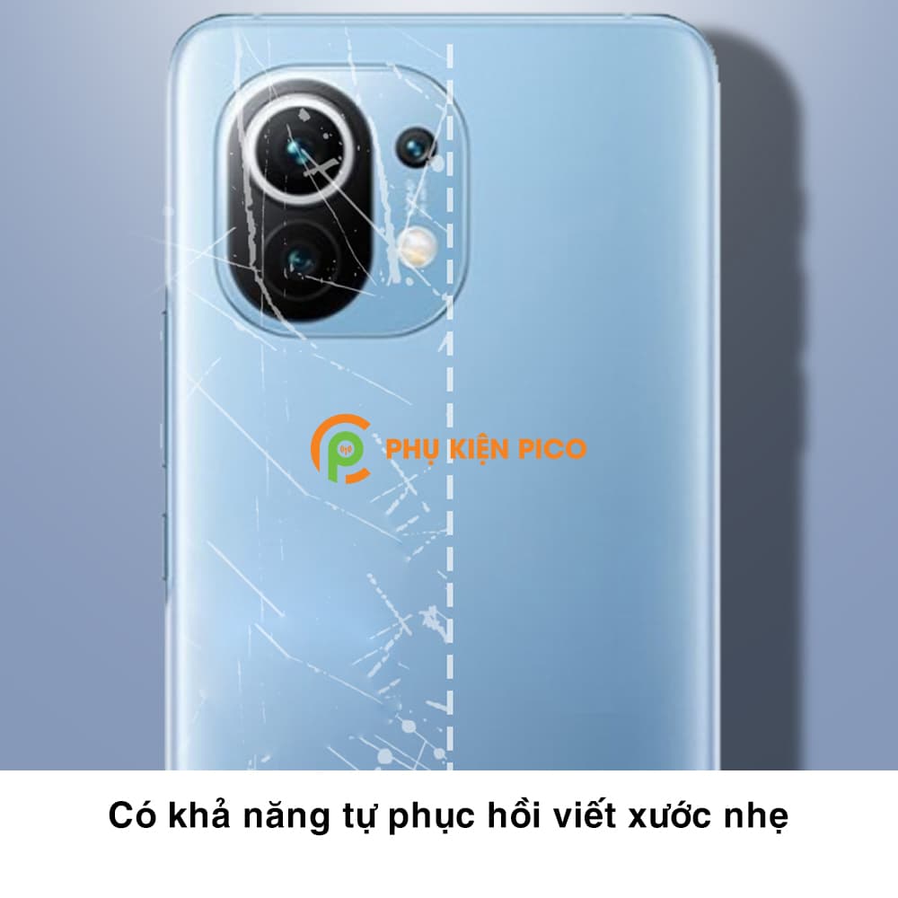 Dán lưng Xiaomi Mi 11 Pro PPF dẻo trong suốt chống trầy xước - 3