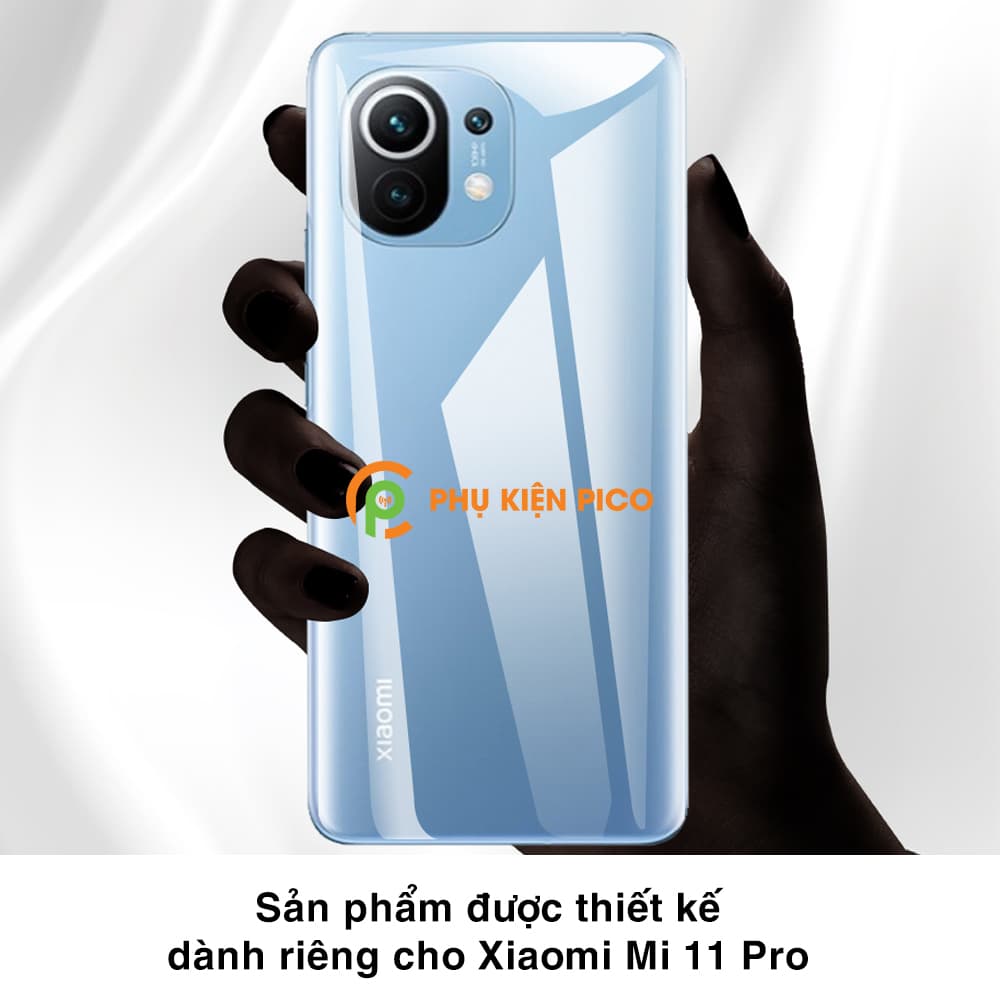 Dán lưng Xiaomi Mi 11 Pro PPF dẻo trong suốt chống trầy xước - 6