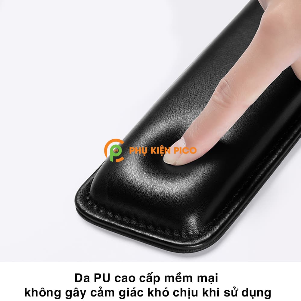 Kê tay chuột và bàn phím bọc da PU cao cấp chống đau mỏi cổ tay bộ 2 chiếc – Đệm kê tay cho chuột - 2