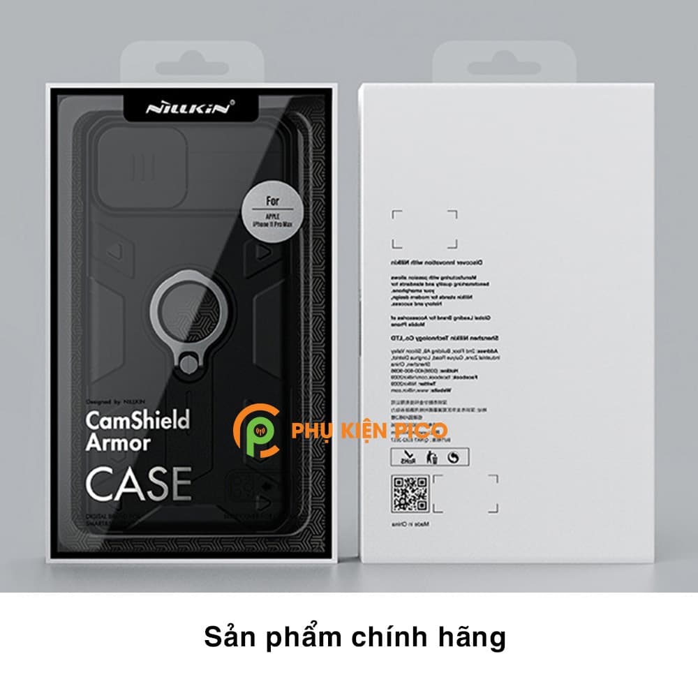 Ốp lưng chống sốc iPhone 11 chính hãng Nillkin có nắp trượt bảo vệ camera sau - Ốp điện thoại iPhone 11 - 9