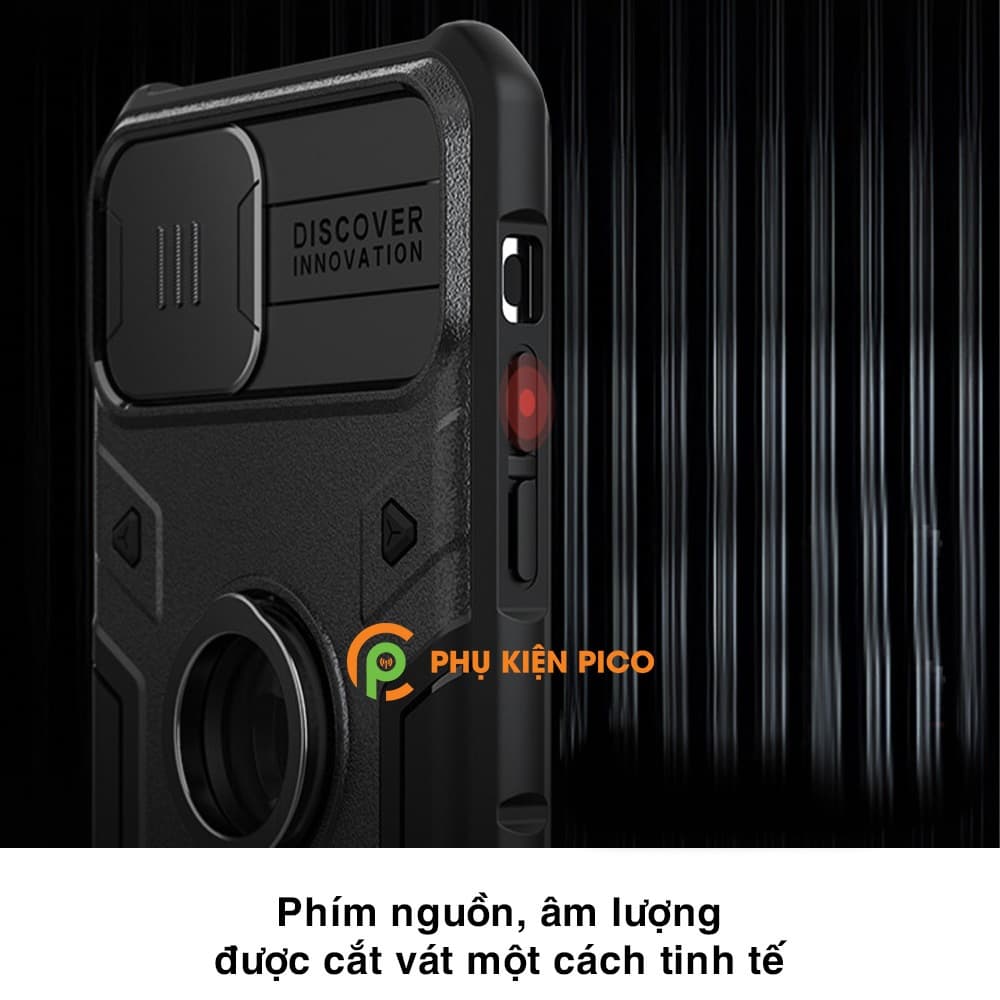 Ốp lưng chống sốc iPhone 11 chính hãng Nillkin có nắp trượt bảo vệ camera sau - Ốp điện thoại iPhone 11 - 3