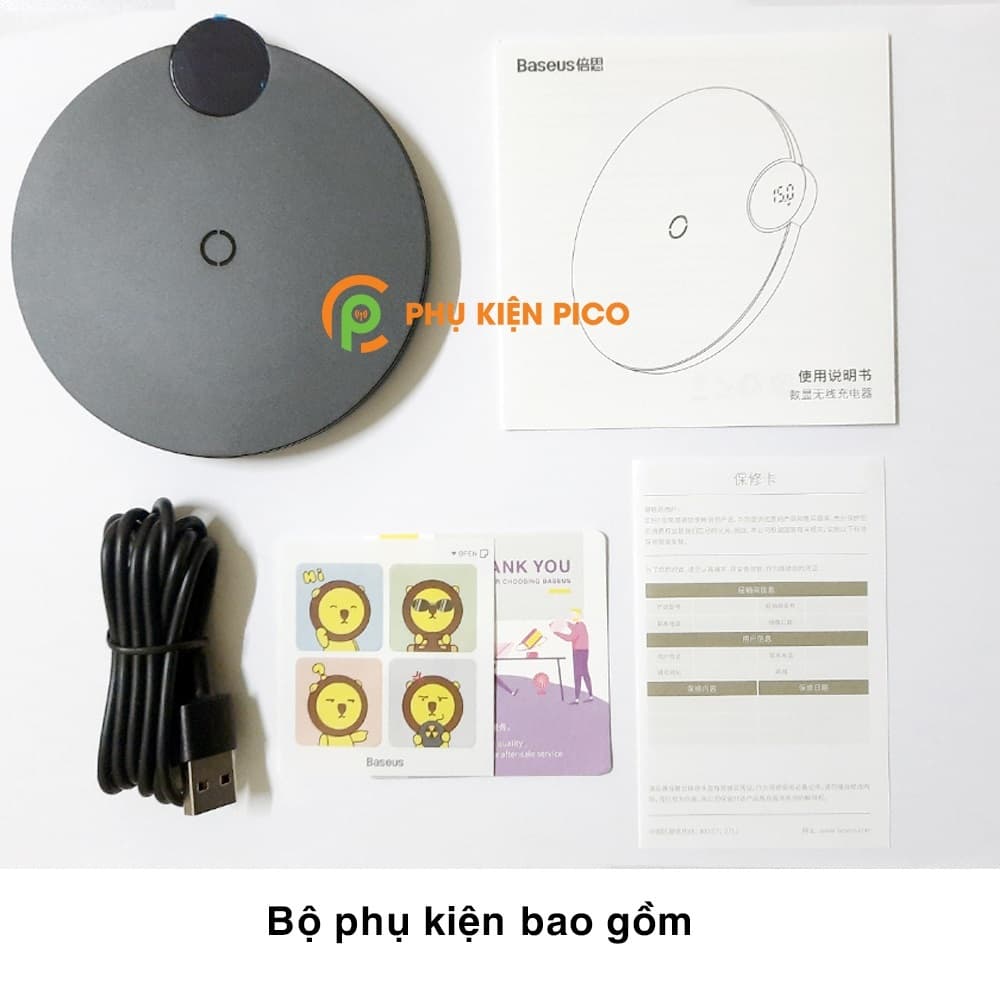 Đế sạc nhanh không dây Xiaomi Mi 10 / Mi 10 Ultra / Mi 9 15W chính hãng Baseus chuẩn Qi – Cốc sạc Xiaomi - 10