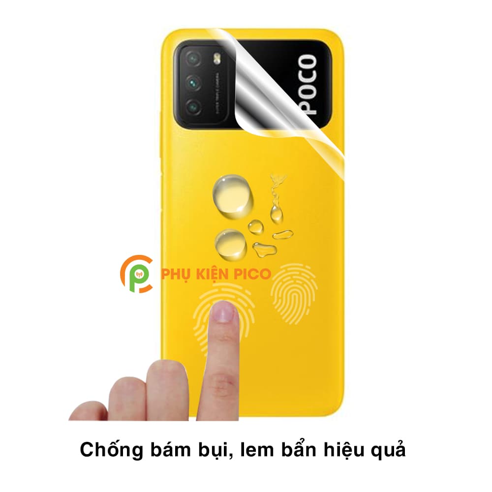 Dán màn hình Poco M3 và Dán lưng Xiaomi Poco M3 PPF cao cấp dẻo trong suốt – Combo 2 - 6