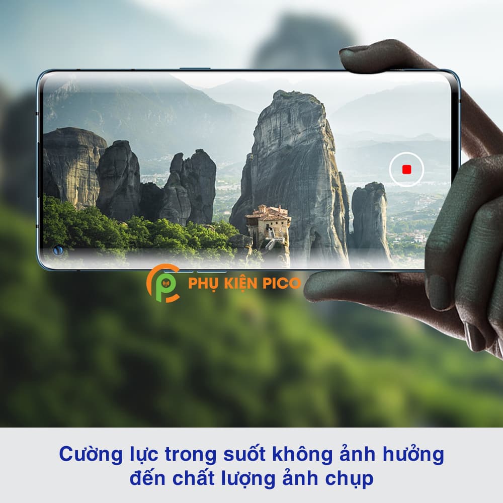 Kính cường lực camera Reno 5 trong suốt bảo vệ full cụm camera sau - 5