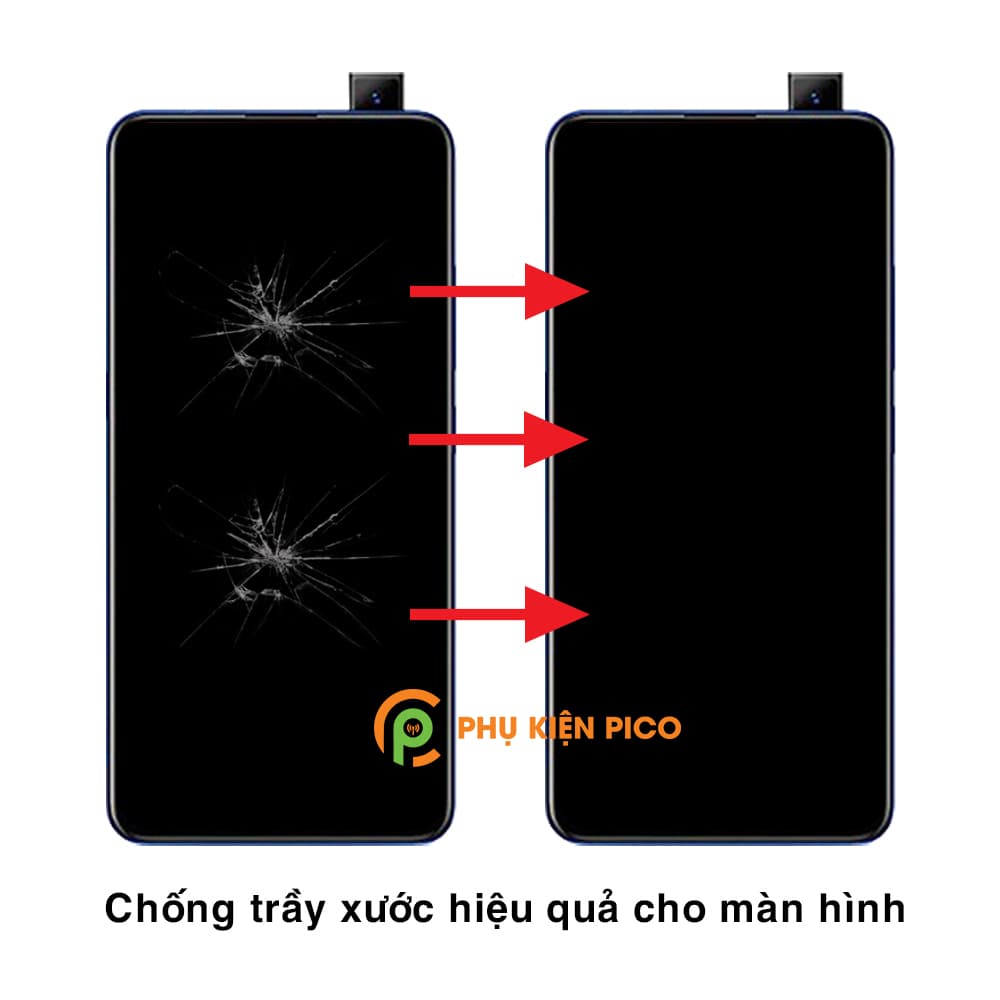 Dán màn hình Vivo V15 chính hãng Moxiao Xing dẻo trong suốt – Dán dẻo Vivo V15 - 3