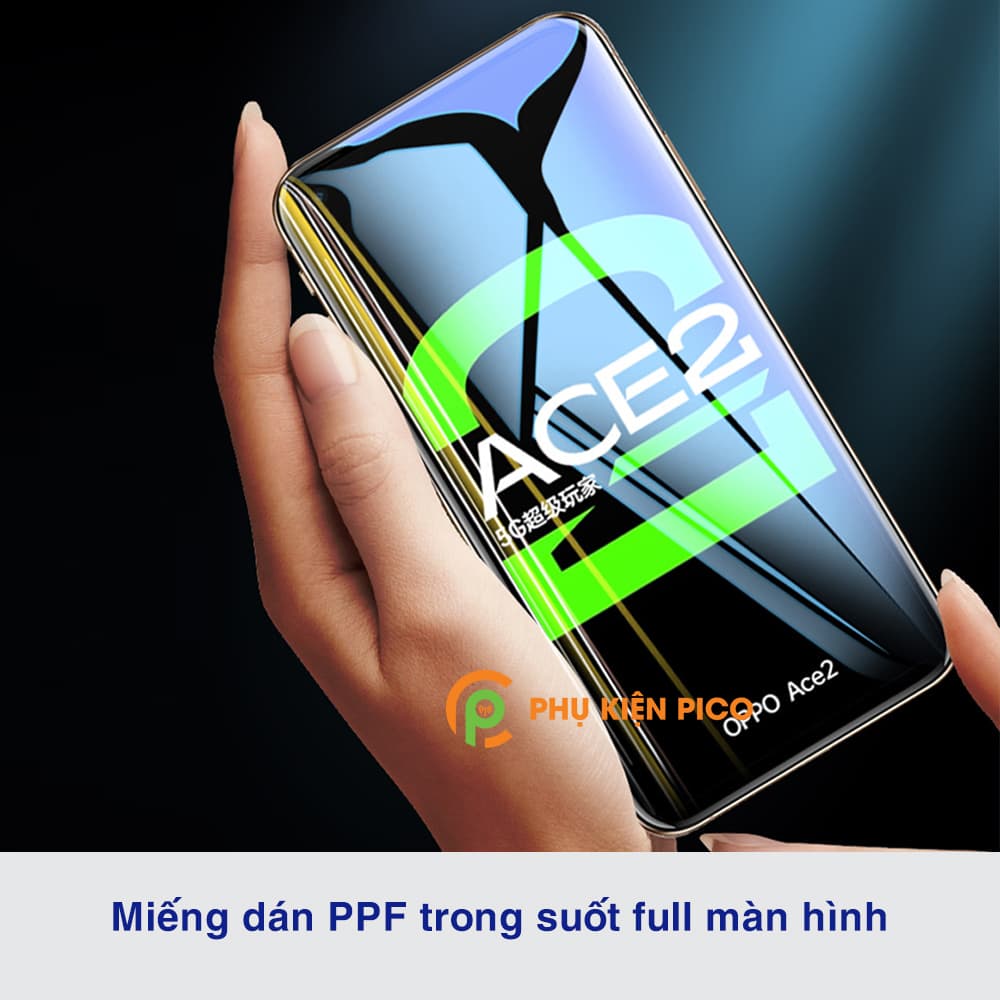 Dán màn hình Reno Ace 2 full màn dẻo trong suốt PPF tự phục hồi vết xước - 5