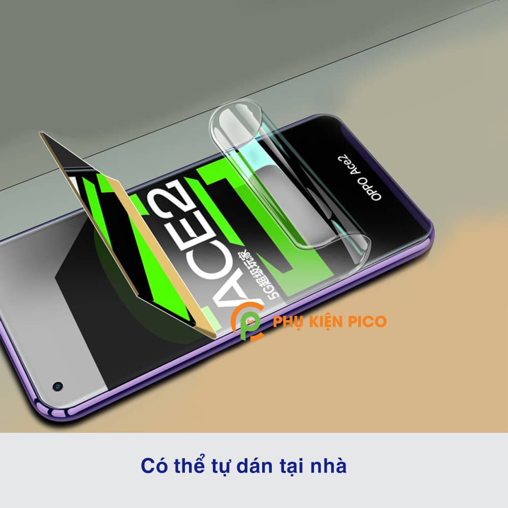 Dán màn hình Reno Ace 2 full màn dẻo trong suốt PPF tự phục hồi vết xước - 9