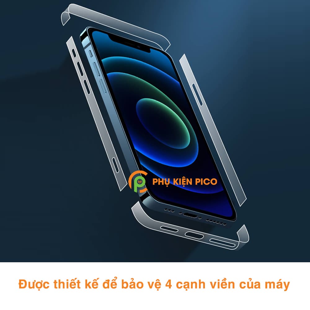 Dán viền Iphone 12 trong suốt PPF tự phục hồi vết xước chính hãng Gor - 4